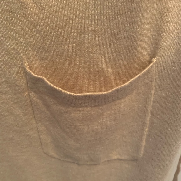 Le Chateau Medium Beige Sleeveless Long Cardigan - Picture 5 of 5